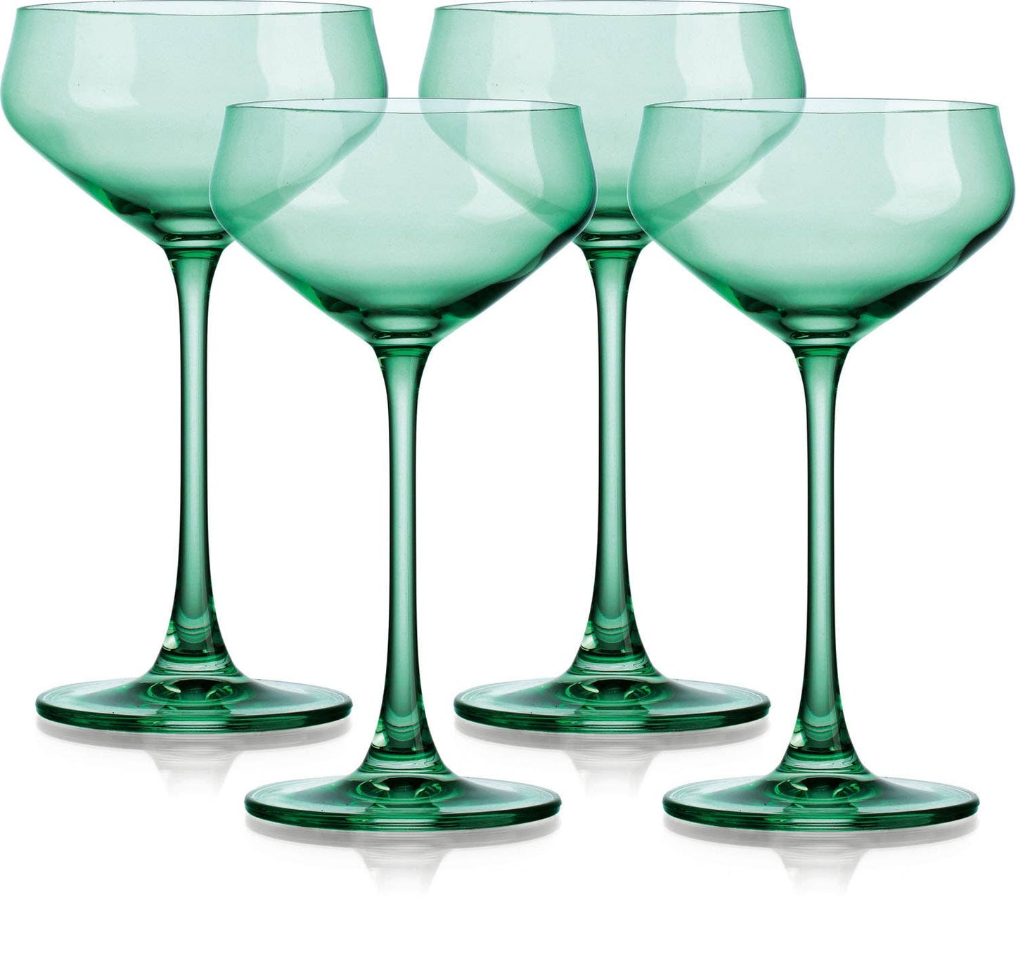 Set of Four Colored Coupes