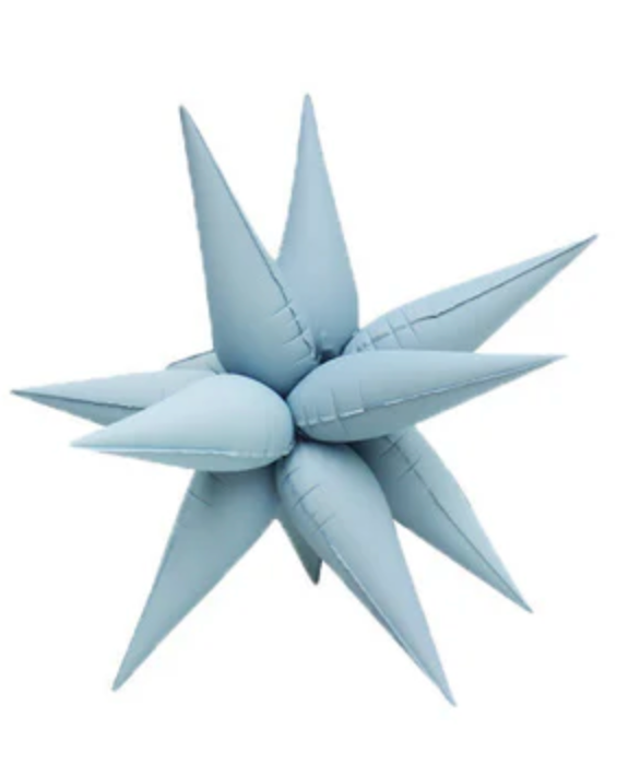 Matte Blue Starburst