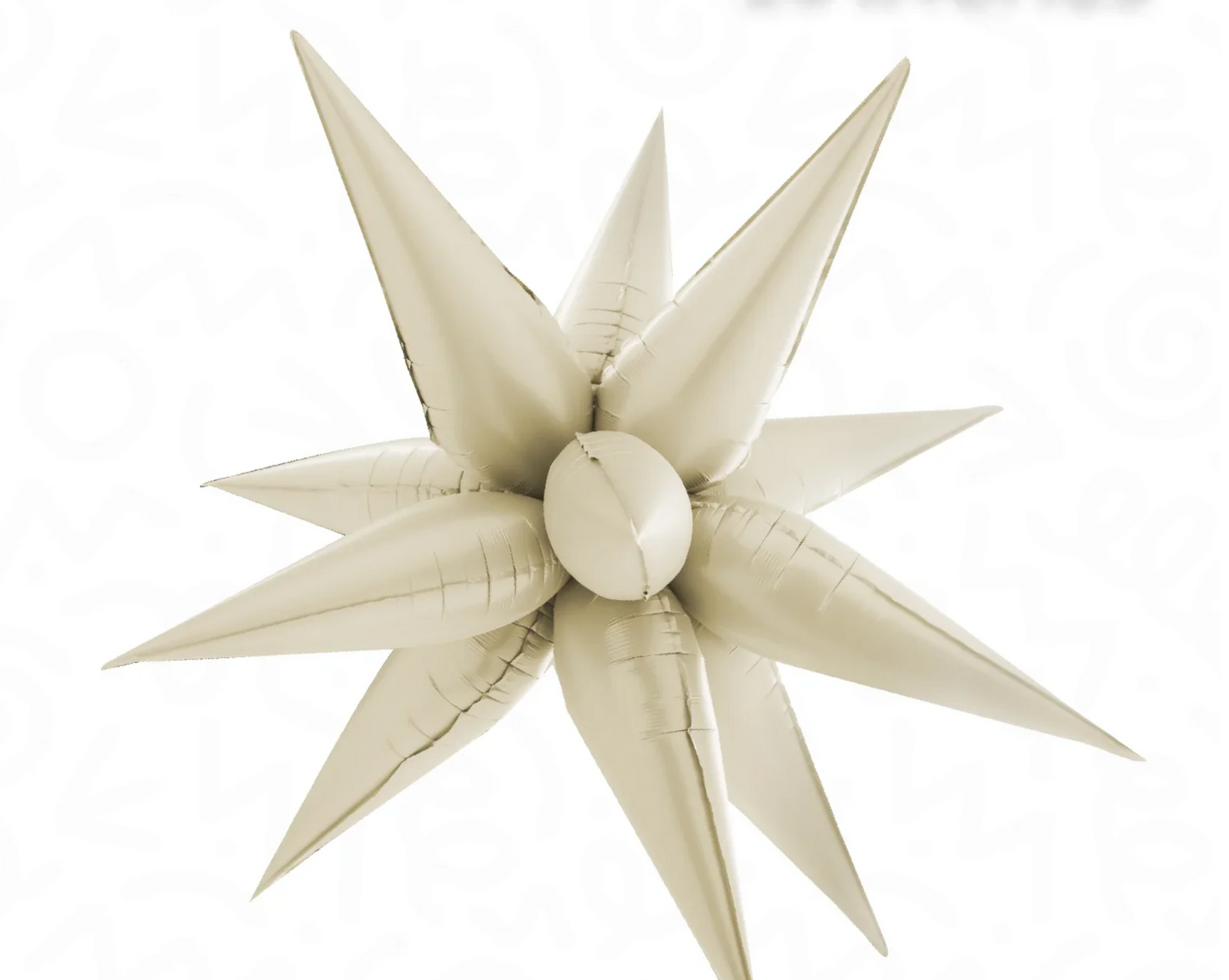 Champagne Foil Starburst Balloon