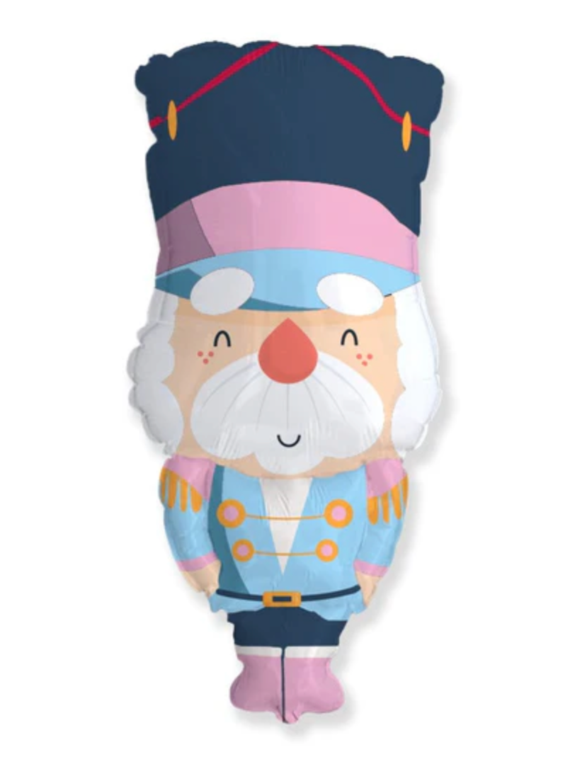Pink & Blue Nutcracker Foil Balloon