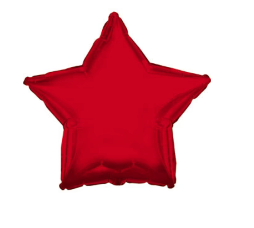Mini Red Star Balloon