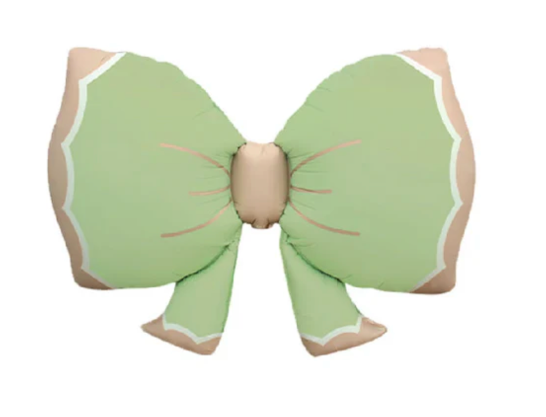 Matte Green Bow Foil Balloon