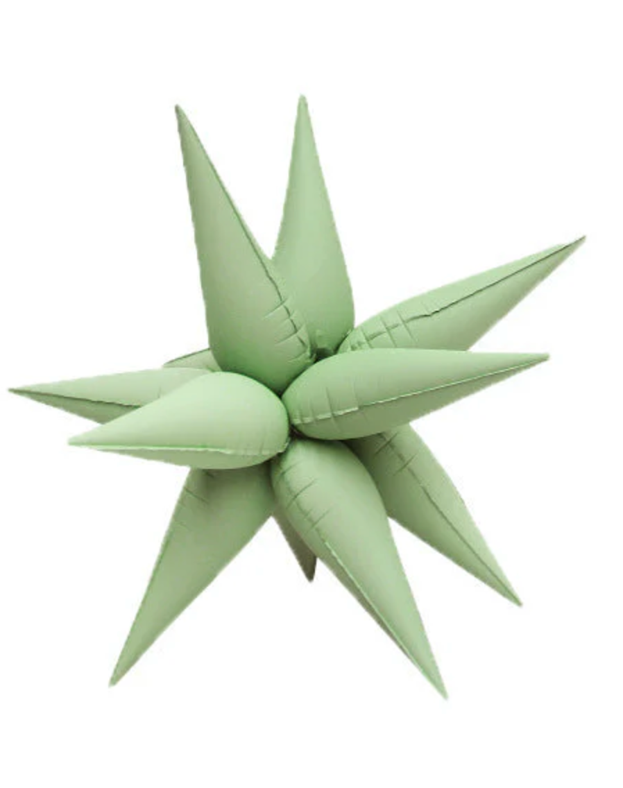 Matte Green Starburst
