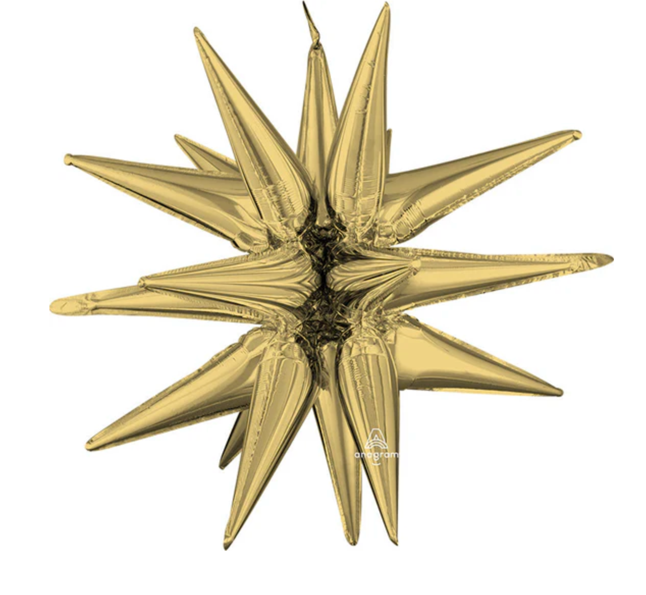 Magic Star Large White Gold Foil Balloon